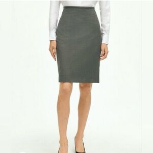 Brooks Brothers Wool Pencil Skirt size 2